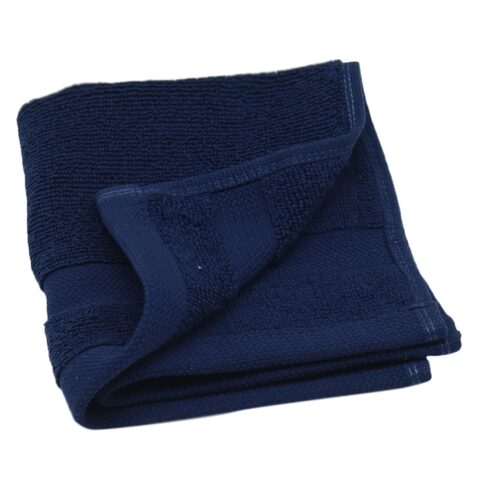 Buy King's Collection Alem Face Towel 30x30 Light Blue Online