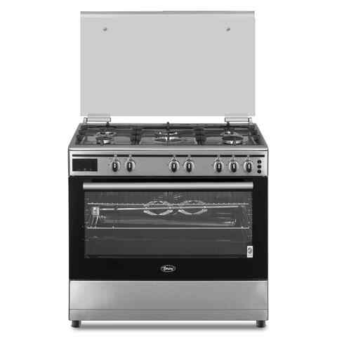 Terim Gas Cooker TERGC96ST Silver/Black 90x60cm