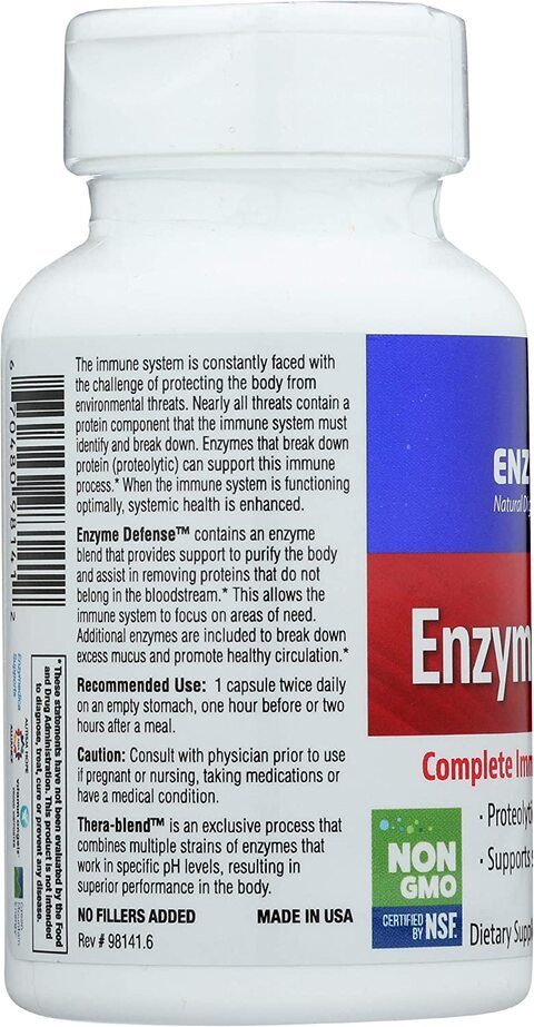 Enzymedica Enzyme Defense Vegetarian Capsules (60 Pieces)