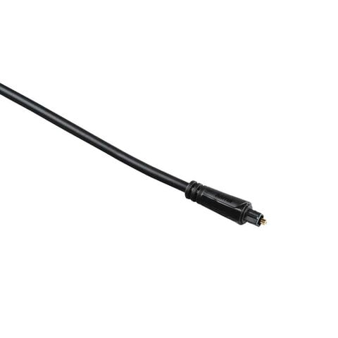 Hama Audio Optical Fibre Cable Gold-Plated 3m Black