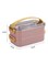 صندوق بينتو من الستناليس ستيل للأطفال والكبار مع فواصل 1600 مل لون زهري - صندوق غداء مانع للتسرب أثناء التنقل للوجبات الخفيفة