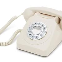 GPO Retro - 746 Push-Button 1970s-style Retro Landline Telephone Ivory