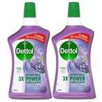 Buy Dettol 4-In-1 Antibacterial Power Floor Cleaner Lavender 900mlx2 in UAE