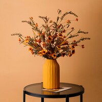 Artificial Flower Vase For Home Decor Light Luxury Ins Dry Flower For Party Wedding