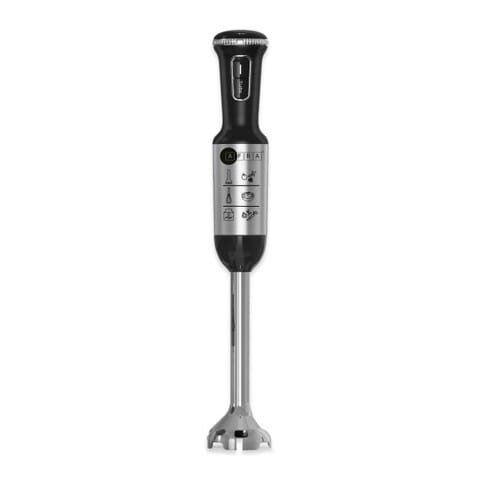 AFRA Hand Blender Set, 1200W, 4 In 1, Stainless Steel, 2 Speed, Black &amp; Silver, Chopper, Whisk, Mixing Cup, GMARK, ESMA, RoHS, And CB, AF-1240BLSSET, With 2 Years Warranty