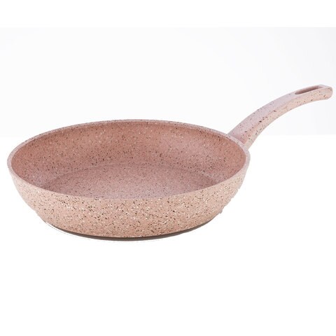 Home Maker Granite Fry Pan Pink 22cm