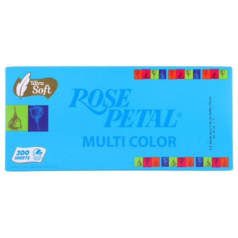 Rose Petal Multi Colour Tissues