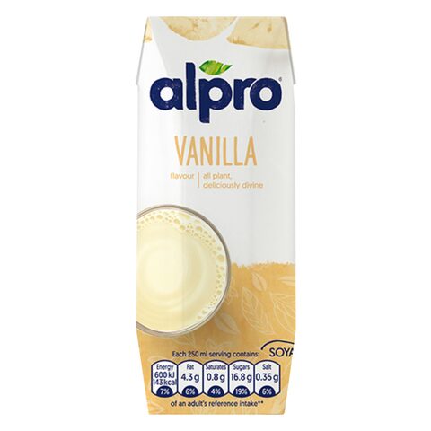 Buy Alpro Soya Arabia Carrefour Online Saudi Flavored, Drink, 250ml Vanilla - Fresh Food on Shop