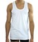 3 - Pieces Rayan Men Vest Undershirt Cotton 100% white S