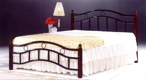 Double bed outlet and frame