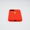 Ferrari Liquid Silicone Case Metal Logo For Iphone 13 Pro Red
