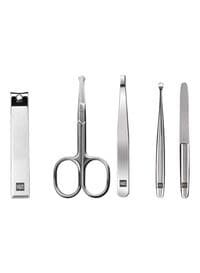 Xiaomi 5-Piece Stainless Steel Nail Clipper Set Silver