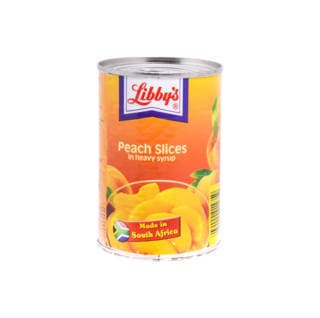 Buy Libbys Peach Slices In Heavy Syrup 420 gr in Kuwait