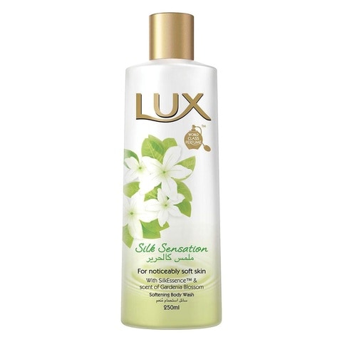 Lux Silk Sensation Shower Gel With Loofah - 250 Ml Online Carrefour Egypt
