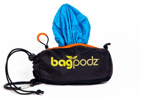 BagPodz - Reusable Bag and Storage System (Contains 5 Bags) - Spring Green - BPZ-5P0-BLUE
