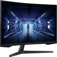 Samsung 27&quot; Odyssey G5 LC27G55, 1000R Curved Gaming Monitor With 144Hz Refresh Rate &amp; 1MS Response Time, WQHD Resolution, AMD FreeSync Premium - LC27G55TQBMXUE, Black