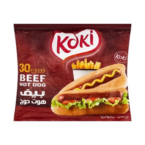 Koki Beef Hot Dog - 30 Pieces