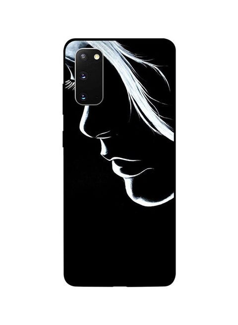 Theodor - Protective Case Cover For Samsung Galaxy S20 White/Black