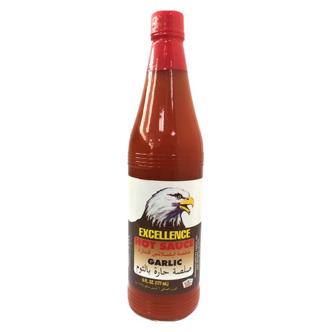 Buy Excellence Hot Sauce Garlic 177ml Online - Shop Food Cupboard on