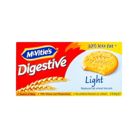 McVitie&#39;s Light Digestive Biscuits - 250 grams