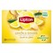 Lipton Herbal Infusion Tea Bags Immunity Supporting Ingredients Lemon &amp; Ginger Naturally Caffeine-Free 20 Tea Bags