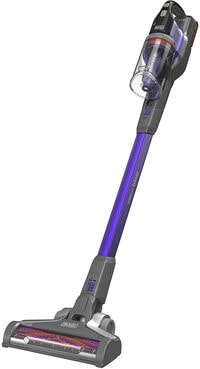 BLACK+DECKER  BHFEV182CP-GB Power Series Cordless  Extension Stick Vacuum Cleaner, 18V 2Ah external battery, 3 speeds and 58min Runtime