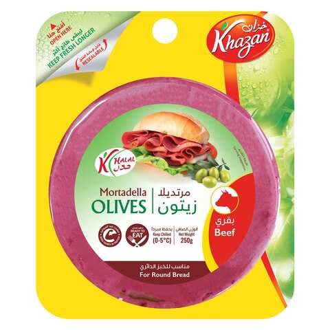 Khazan Beef Mortadella with Olives 250g