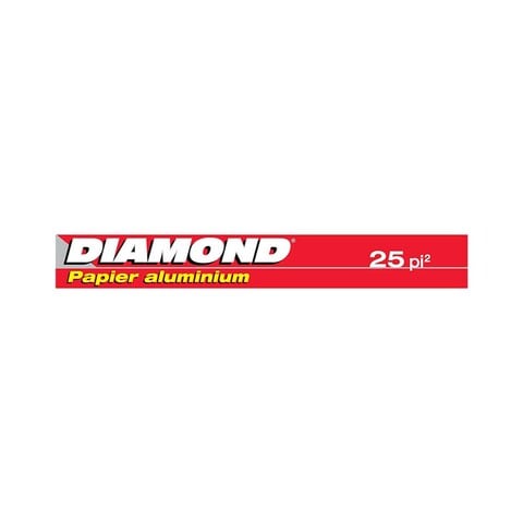 Diamond Aluminium Foil Silver 25sqft