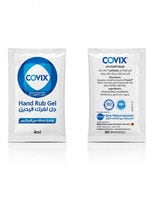 Buy Covix Ethanol hand sanitizer gel 4ml laminated sachets 200 bags in Saudi Arabia