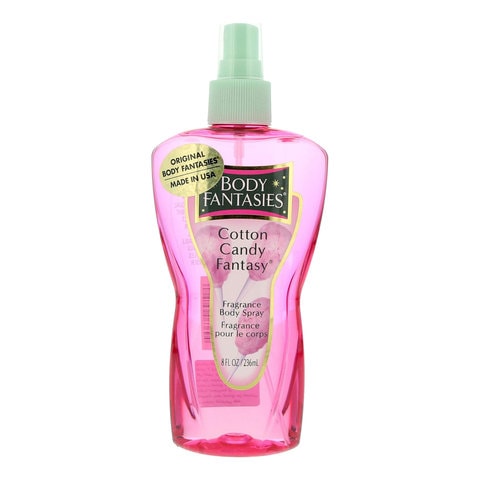 Body Fantasies Cotton Candy Fantasy Fragrance Body Spray Pink 236ml