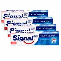 Signal Fluoride Cavity Fighter Toothpaste 75ml Pack of 4