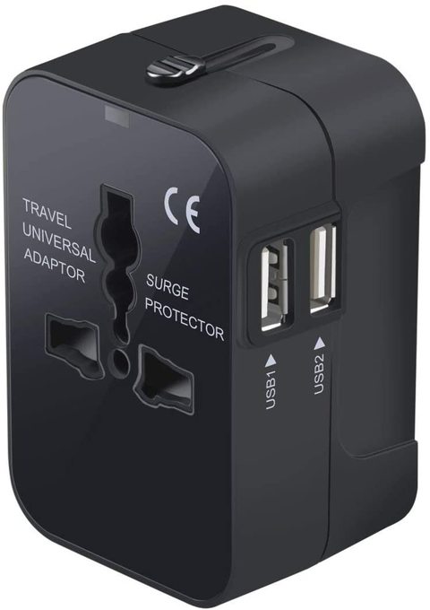 Travel Adapter Worldwide All In One Universal Power Wall Charger Ac Plug With Dual Usb Charging Ports For Usa Eu Uk Aus Smartphones Tablets Wearables On - Best Usb Wall Charger Australia