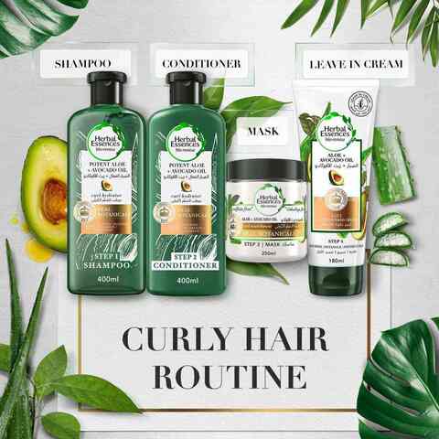 Herbal Essences Hair Strengthening Sulfate Free Potent Aloe Vera + Bamboo  Natural Conditioner for Dry Hair 400 ml Online at Best Price, Conditioners