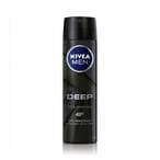 Buy NIVEA MEN Antiperspirant Spray for Men, 48h Protection, DEEP Black Carbon Antibacterial, Woody Scent, 150ml in Saudi Arabia