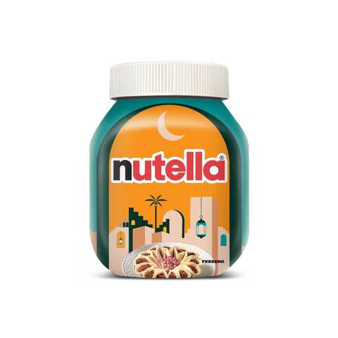 اشتري نوتيلا شوكولاطة فطور بالبندق للدهن عبوة 825 غرام في الامارات