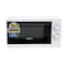 Geepas GMO1894 20L Microwave Oven, 1200W Solo Microwave with 6 Power Levels and a Timer, Cooking Power Control with 2 Rotary Dials &amp; Defrost Settings, White, 2 Year Warranty