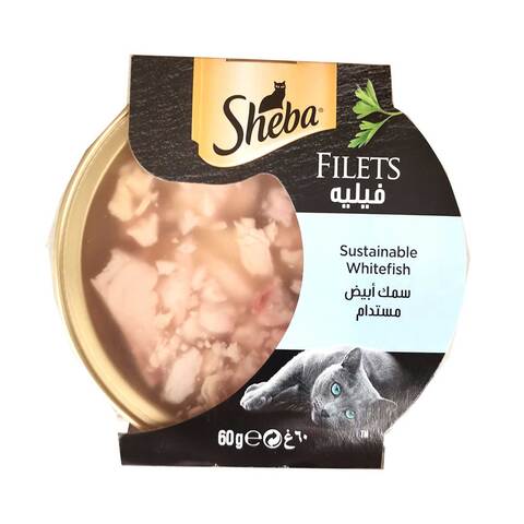 Buy Sheba Filets Sustainable Whitefish 60g Online Carrefour Qatar