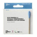 Buy The Humble Co. Bamboo Cotton Swabs Blue 100 Buds in UAE