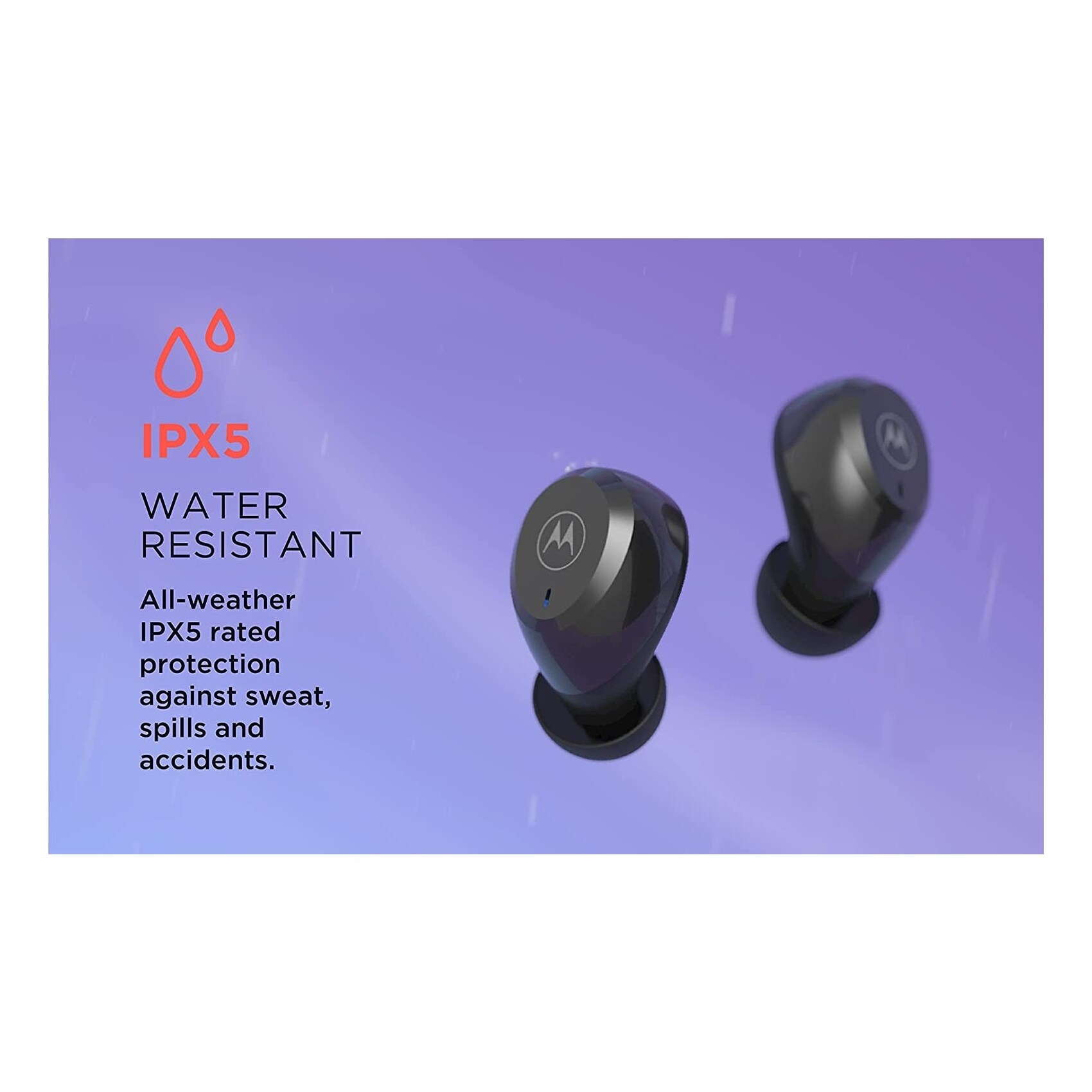 Motorola Moto Buds 105 - True Wireless ENC Bluetooth Earbuds with Touch  Control & Micro-Charging Case - IPX5 Water-Resistant, Lightweight  Comfort-Fit