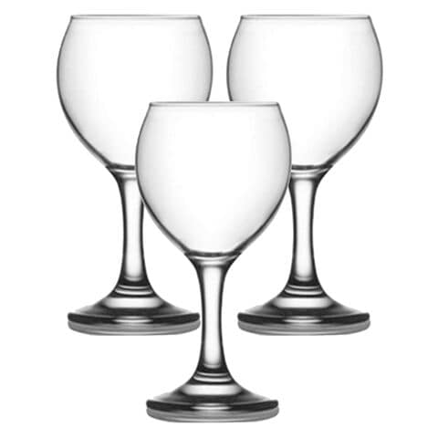 Lav Misket Wine Glasses 210ml 3 Pieces Set