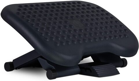 Cutycaty Adjustable Height Footrest, Footstool on Wheels, Footrest