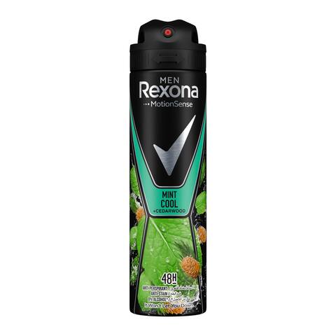 Buy Rexona Antiperspirant Deodorant Spray with Mint Cool  Cedarwood - 150ml in Egypt