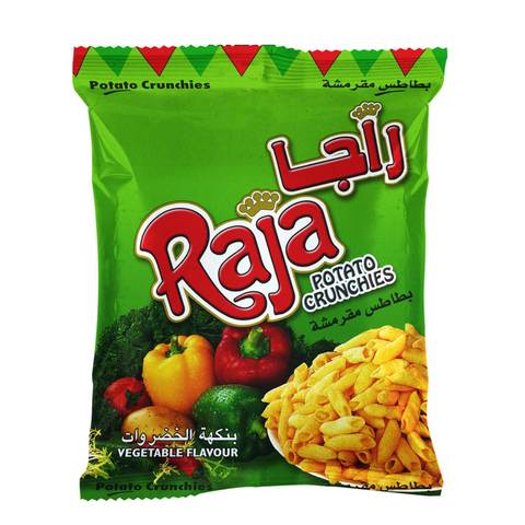 Raja Vegetable Flavour Potato Crunchies 15g
