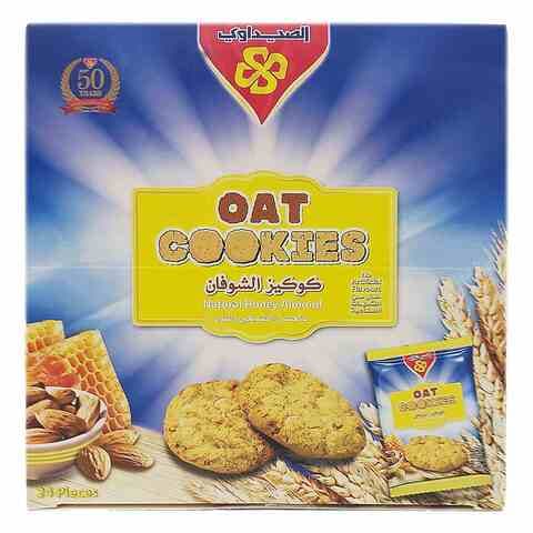 Al Seedawi Oat Cookies With Natural Honey And Almond 9g Pack of 24