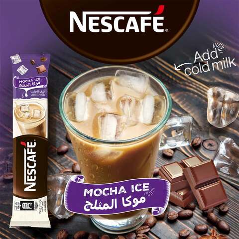 Nescafé Mocha Ice Coffee, 25g x10 Sachets Free Shipping World Wide