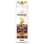 Buy Pantene Pro-V Milky Damage Repair Shampoo White 90ml in UAE