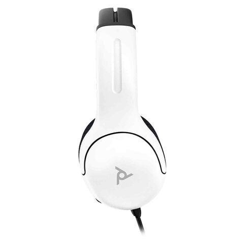 PDP LVL40 Wired Stereo Gaming Headset With Mic White Black