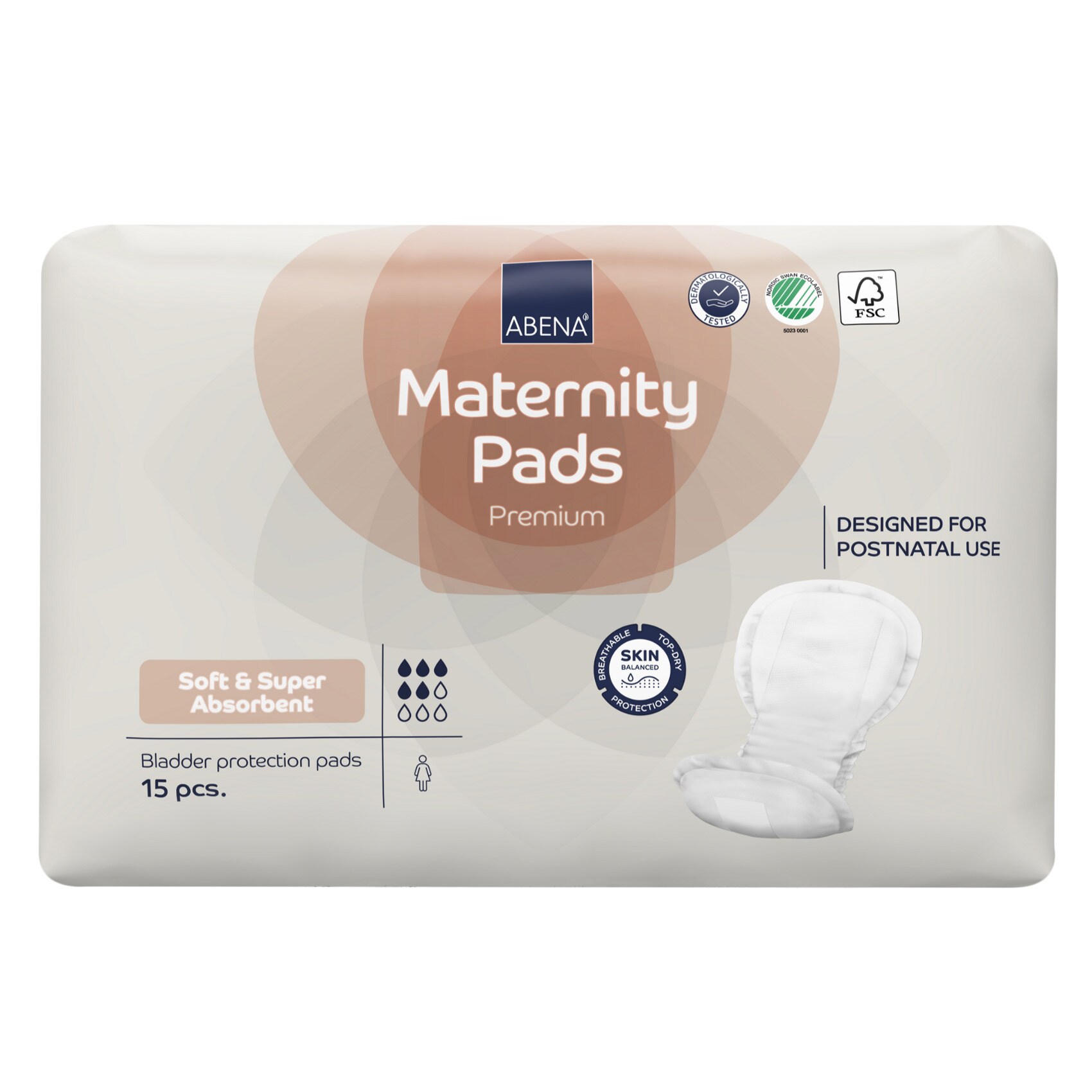 Buy Abena Maternity Pads Premium 15 Pieces Online - Shop Beauty