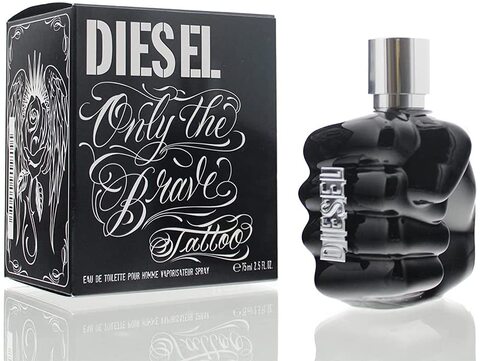 Buy Diesel Only the Brave Tattoo Eau De Toilette For Men - 75ml Online -  Shop Beauty & Personal Care on Carrefour UAE