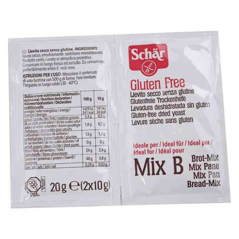 Dr Schar Gutlen Free Mix B Dried Yeast 20 Gram